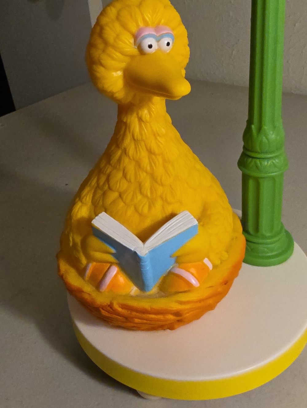 Vintage 70s Sesame Street Big Bird Lamp with serial number working condition - Picture 13 of 14